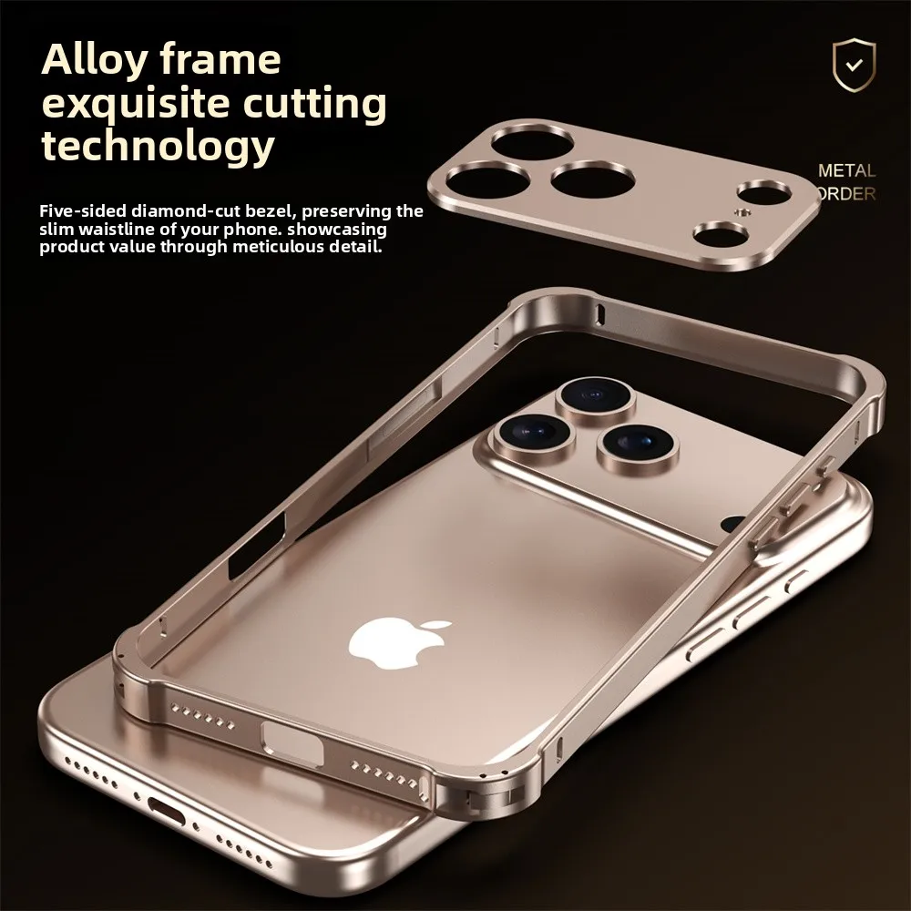 Metal Bumper Aluminum Frame Case - Casing Ponsel Bingkai Logam Paduan Aluminium
