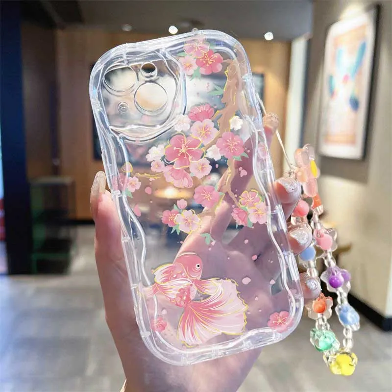 Casing Tali Pergelangan Tangan - Cute Cartoon Wrist Strap Silicone Case ulasan dan harga