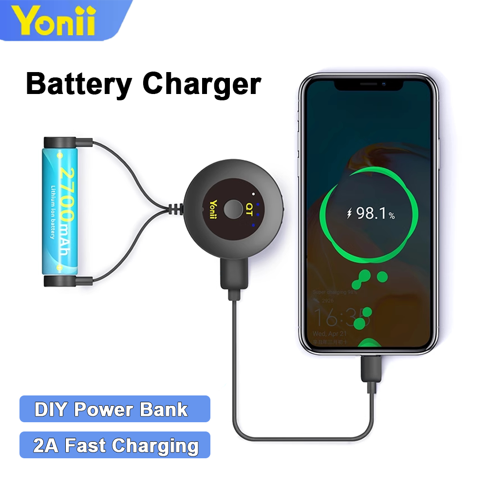 Pengisi Daya Baterai Li-ion Yo - Power Banks ulasan dan harga