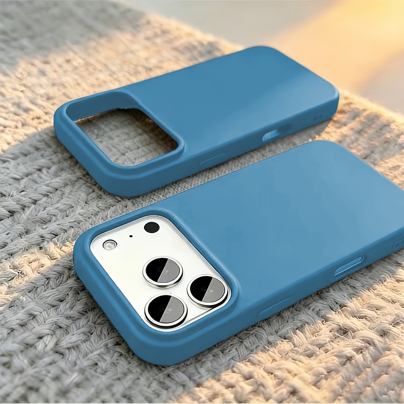Casing ponsel berwarna solid b - Liquid Silicone Magnetic Phone Case ulasan dan harga