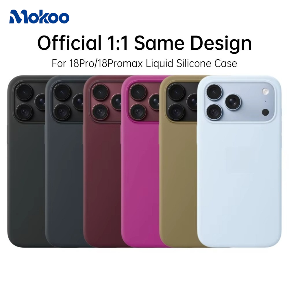 Untuk iPhone 18 Pro, 18 Pro Ma - Liquid Silicone Magnetic Phone Case ulasan dan harga