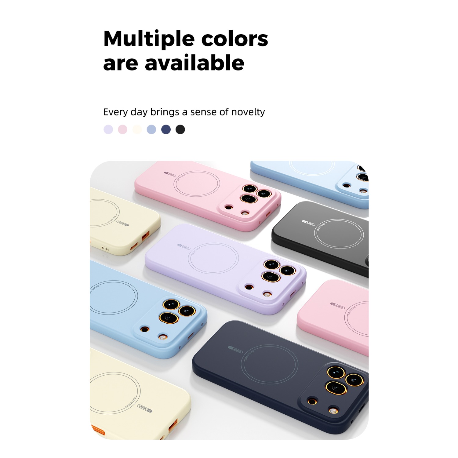 Casing Ponsel Magnetik Tak Ter - Liquid Silicone Magnetic Phone Case ulasan dan harga