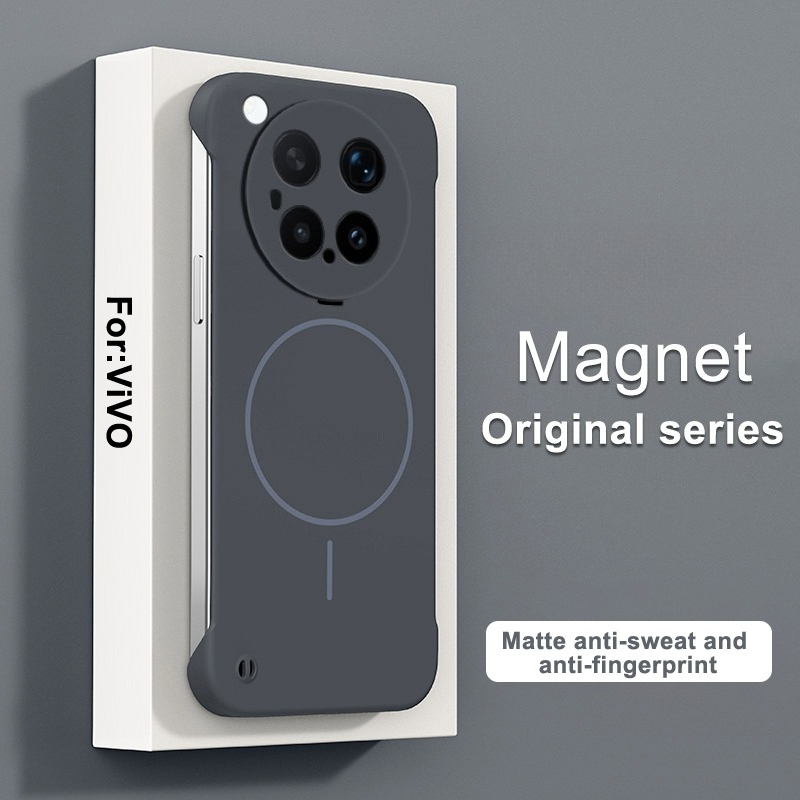 Casing Magnetik Tanpa Bingkai  - Ultra Thin Frameless Phone Cover ulasan dan harga