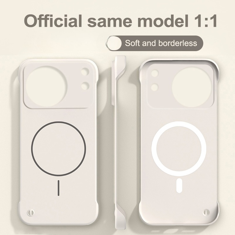 Casing Magnetik Tanpa Bingkai  - Ultra Thin Frameless Phone Cover ulasan dan harga