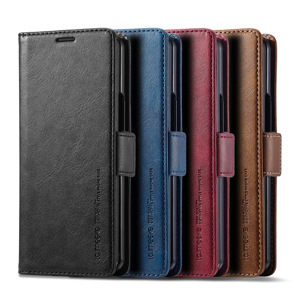 Casing Ponsel Dompet Kulit unt - Leather Wallet Card Holder Phone Cover ulasan dan harga