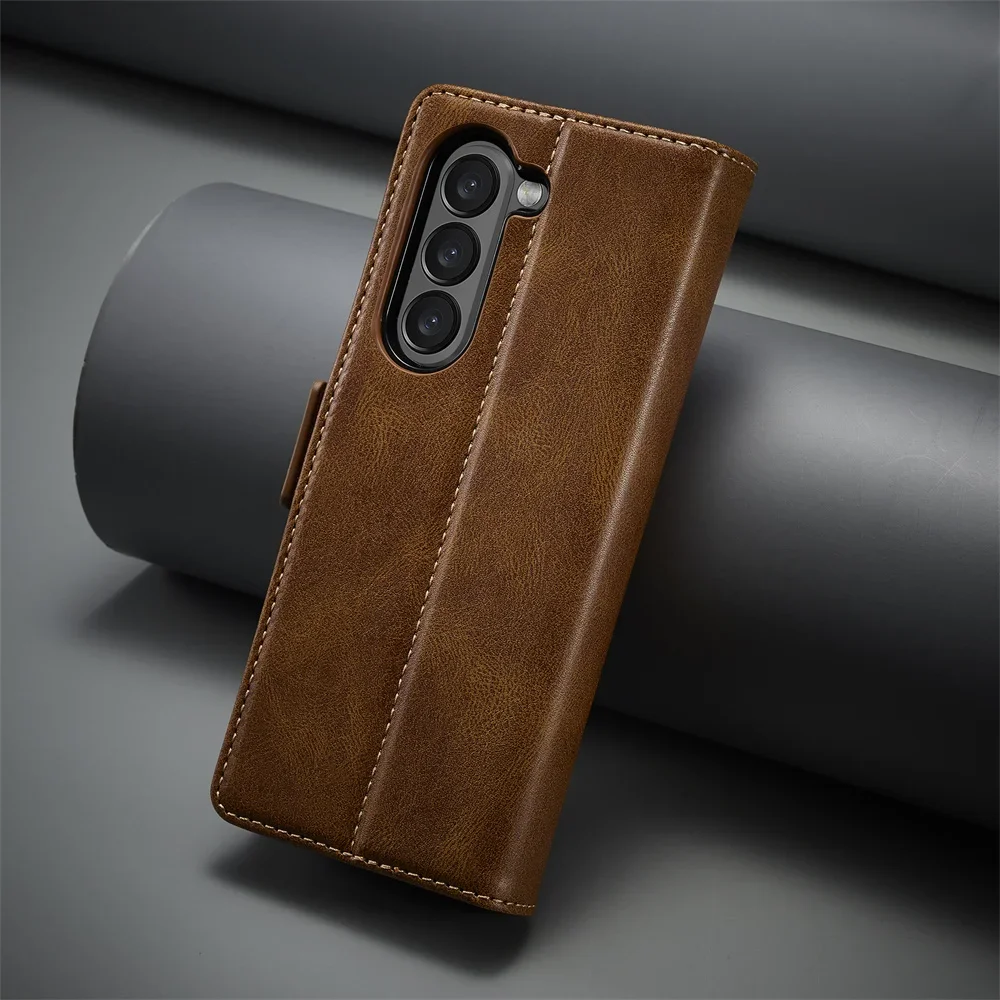 Casing Ponsel Dompet Kulit unt - Leather Wallet Card Holder Phone Cover ulasan dan harga