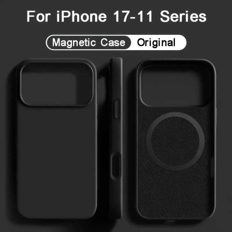 Casing Ponsel Silikon Cair Mag - Liquid Silicone Magnetic Phone Case ulasan dan harga