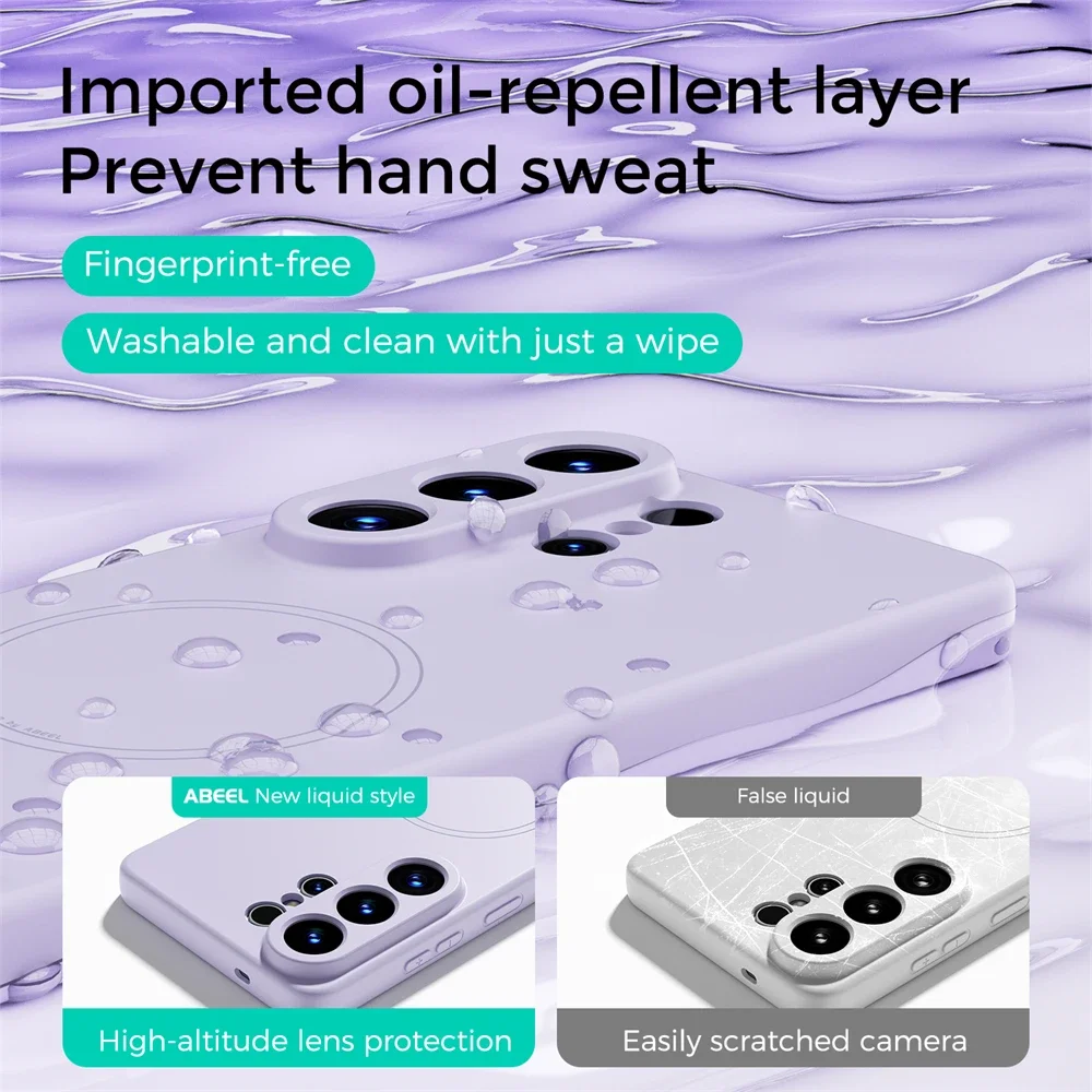 Casing Ponsel Silikon Cair Ber - Liquid Silicone Magnetic Phone Case ulasan dan harga